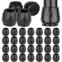 Silicone Chair Leg Caps, 20 Pieces 17-21mm Protective Caps For Chair Legs, Rubber Chair