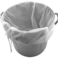 2pcs Brewing Bag, Homemade Beer Filter Bag For Brewing Boiling Malt, Reusable Fine Mesh Bag For Fruit, Cider, Apple, Grape, Wine, Beer Brewing Filters