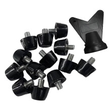 12 PCS Football Boot Spikes Professional Soccer Boot Cleats M5 Replacement Studs with Wrench Track Shoes Spikes
