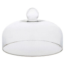 Borosilicate Glass Microwave Splatter Cover-Non-Toxic, and Plastic-Free Food Cover with Tall Design for Microwave Us