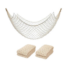 3pcs Fish Net Decorations for Party ,Fishing Net Decoration Netting for Wall Photo Hanging Nautical Fishnet Table Runner