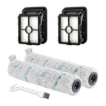 Replacement Parts for Bissell CrossWave Cordless Max 2554 2554A Series Multi-Surface Brush Rolls 2787 Filters 1866