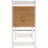 Seconique 2 Pack Folding Dining Chairs with High Back White 4