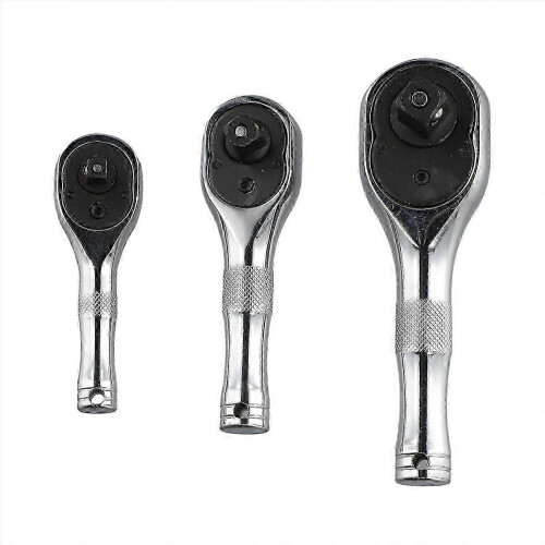 72 Teeth Quick Socket Mini Ratchet Wrench 1/4 3/8 1/2 Hand Tools