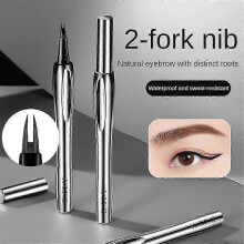 (Soft Gray Black) 3 pcs Cooklesa Eyebrow, Cooklesa Upgraded Natural Waterproof Eyebrow Pen With Tip