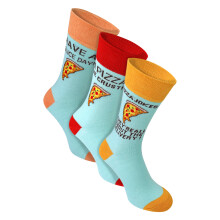 Sock Snob - Sock Snob - 3er Pack Herren Baumwoll Socken lustige Food & Drink Sprüche