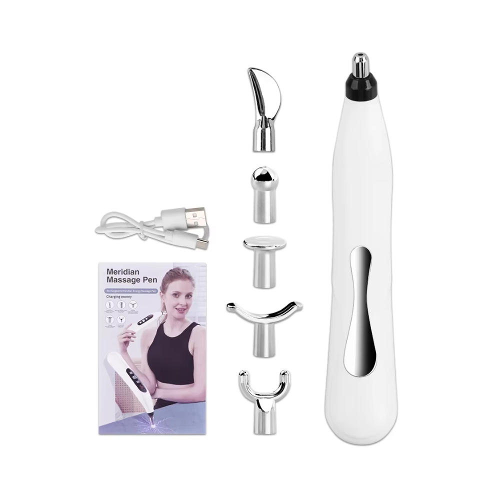 Goplushtoy Acupuncture Pen Electric Pulse Laser Meridian Energy Stick Gels Trigger Point Massager Relieve Pain Therapy Recommended