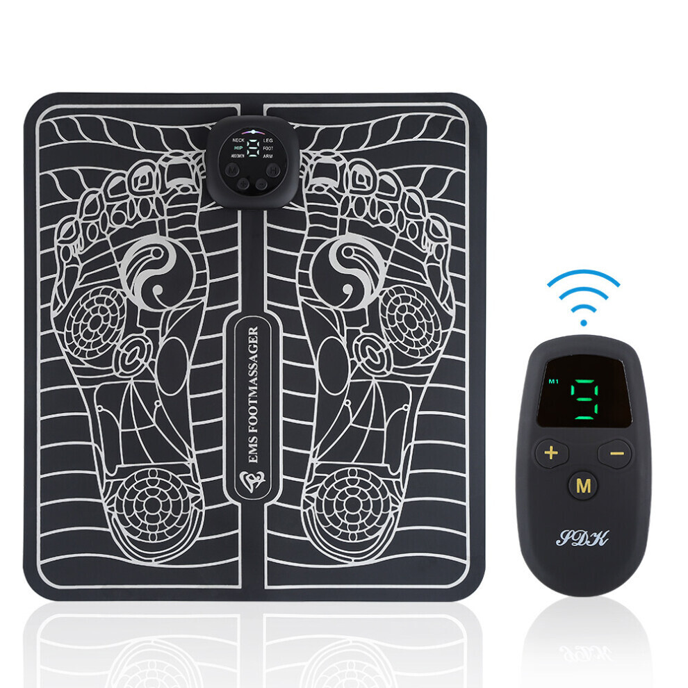 Goplushtoy Foot Massage Mat Electric Ems Pulse Acupuncture Relieve Ankles Feet Pain Health Care Recommended