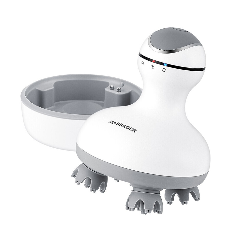 Goplushtoy Scalp Massager Wireless Portable Handheld 3D Kneading Waterproof Body Massage Promote Hair Growth Recommended