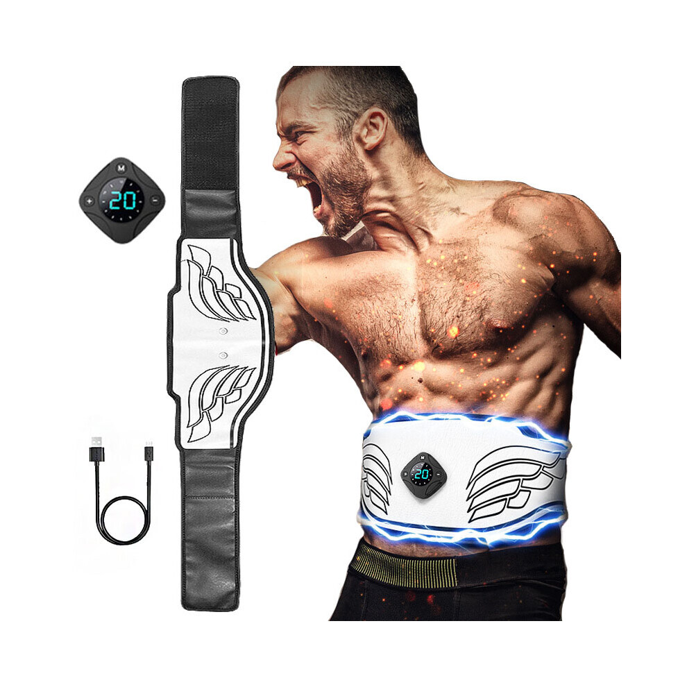 Goplushtoy Ems Abdomen Muscle Electric Abs Toner Training Belt Ideal For Waist Fat Burn Slimming Equiment For Men Recommended