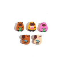 Eraser Pencil Erasers School Office Stationery Gift Cute Cartoon Kawaii 10Pcs/Lot Capybara Mini Animal Primary Kids Rubber Prize New