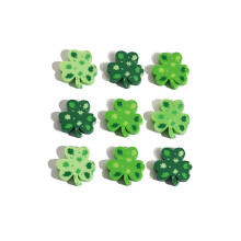 Erasers Pencil Eraser School Stationery Cute Cartoon 10Pcs/Lot Clover Pattern Kids Student Prize St Patrick's Day Children's Gift