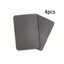 Set 4 Pcs Car Shade Black Mesh Static Cling Cover Uv Protection Sun Sun Block Heat Insulation Side Window Window Film Cars Suv Gift