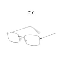 Women's Harajuku Style Small Square Frame Metal Eyeglasses Retro Clear Spectacle Fashion Decorative Eyewear - Recommended