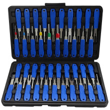 Terminal Removal Tool Kit - 41pcs Electrical Pin Removal Tools Automotive Depinning Tool Kit for Most Connector