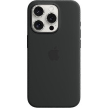 (Black) For Apple iPhone 15 Pro Silicone Case with MagSafe BV
