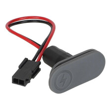 Scooter Charging Port with Silicone Cover for Xiaomi 6 Electric Scooter Charging Cable Port Replacement Parts