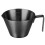 (Black) Espressos Shots Cup with Handle Making Espressos Measuring Cup for Precise Coffee Brewings 1