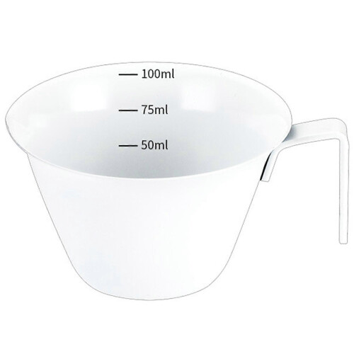 (Elegant White) Espressos Shots Cup with Handle Making Espressos Measuring Cup for Precise Coffee Brewings