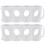 2PCS 4 Section Transparent Soda Can Organizer Hand Pull Refrigerator Beverage Plastic Storage Box DL 1