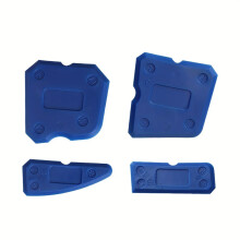 4pcs Silicone Glass Cement Scraper Sealant Grout Remover Tool Home Finishing Caulking Tools Hand Spatula Tool - New