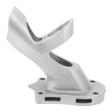 Flag Bracket Adjustable 45 Degree Aluminum Alloy Strong Rustproof 3 Hole Flag Pole Holder Bracket Silver SP