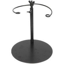SLKXV Floral Bouquet Riser Iron Stand, Adjustable Height Circular Base for Flower Display