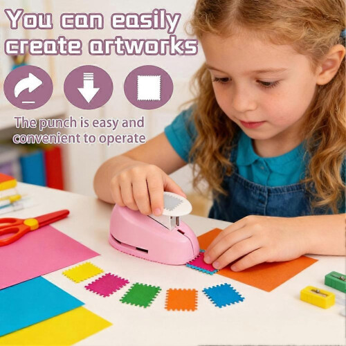 Craft Punch Tool 2x18cm Round Hole for Scrapbooking & DIY Projects Stamp Embossing Machine 1