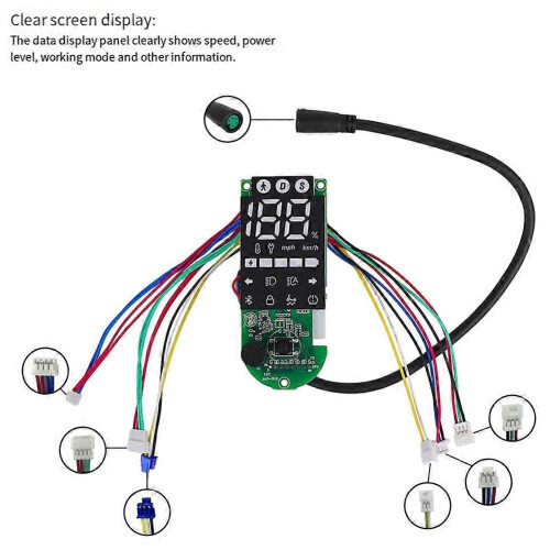 Display Dashboard Panel Motherboard Controller for Xiaomi 5 Electric Scooter Dashboard Protective Cover Accessories 2