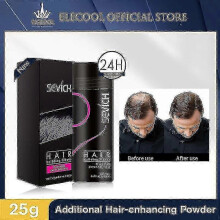 (Light Brown) Sevich Hair Building Fibres Thickening Fibers Refill Hair Fiber Keratin Thicken - KeJ