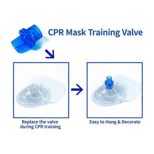 50pcs Mask Training Valves, Training Only, One Way Valve for Training Mask - Separately Packaged 2