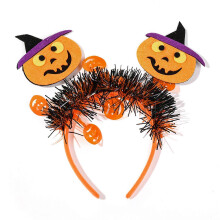 (Pumpkin) Girls Costume Headband for Kids Adults Festival Hairband Decoration Accessory for Party Wear