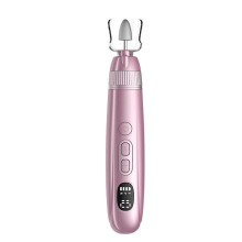 (Pink) 10-Speed Rechargeable Nail Drill Professional Electric Nail File Portable Manicure Pedicure Kit for Salon Home