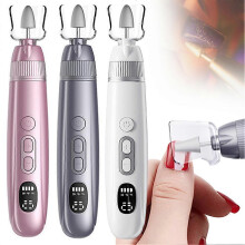 (White) 10-Speed Rechargeable Nail Drill Professional Electric Nail File Portable Manicure Pedicure Kit for Salon Home