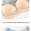 (3XL, grey) Womens Wireless Bra, Full-coverage Pullover Stretch-knit Bra, Smoothing T-shirt Bra 2