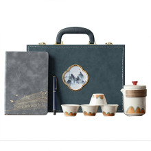 (D1) Portable Travel Tea Set for Outdoor Camping Hiking Chinese Tea Set for Home Party