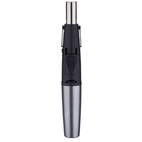 (Dark Grey) Multi-Purpose Mini Torch Lighter Aromatherapy Candle Incense Versatile Multi-Purpose Design for Outdoor BBQ