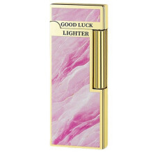 (Golden Irish Pink) Vintage Flints Wheel Open Flame Lighter For Men Lightweight Multi-Use Vintage Lighter Men's Present