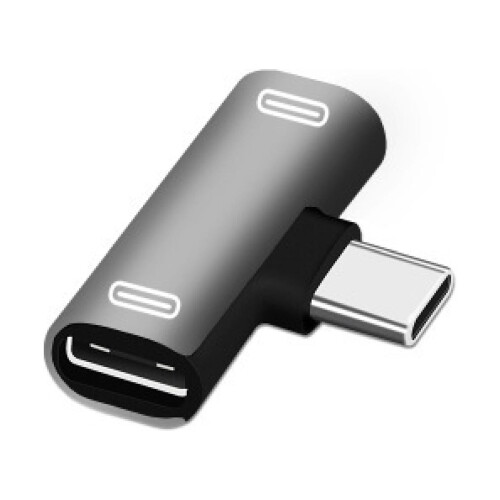 SUSUchens Adapter Multifunksjonell Pålitelig Legering USB Type C til Dobbel Type-C Splitter Converter 1
