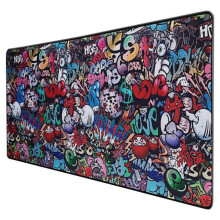 Zonghan Gaming mouse pad tastatură pad masă covoraș de dimensiuni mari cu cusături din cauciuc natural graffiti 70 * 30cm