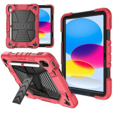 (Style D, Multicolor) Tablet Case with Kickstand for 10.9-inch (2022) Tablets - PC+Silicone Shockproof Protective Cover