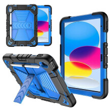 (Style F, Multicolor) Tablet Case with Kickstand for 10.9-inch (2022) Tablets - PC+Silicone Shockproof Protective Cover