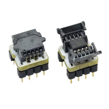 2Pcs Smd to Dip Adapter, Op-Amp Socket, Test Socket, Smd Op-Amp Base, Sop8/Soic8 to Dip8 Converter