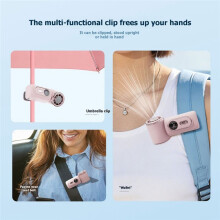 Portable Handheld Fan Clip Fan Fan Handheld Umbrella Holder Function Rotatable for Travel Outdoor Camping B