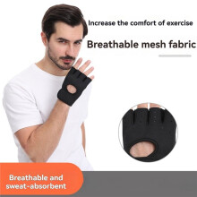 Fitness Gloves Half Finger Fitness Breathable Half Finger Anti Slip Gloves Fitness Gym Mittens Weightlifting Gloves E