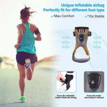 Attelle de Pied Tombant , Orthèse de Cheville Médicale pour Hémiplégie, Soutien à la Marche pour Chaussures Varus Taille Gauche