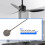 Ceiling Fan Pull Chain Set, 4 Pieces Bulb and Fan Pattern Pull Chain Extension Fan Pull Chain Pendant 9