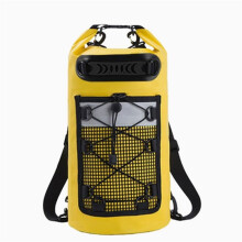 20L Waterproof Dry Bag Backpack for Kayaking, Hiking, Camping, Boating, Beach and Swimming Yellow