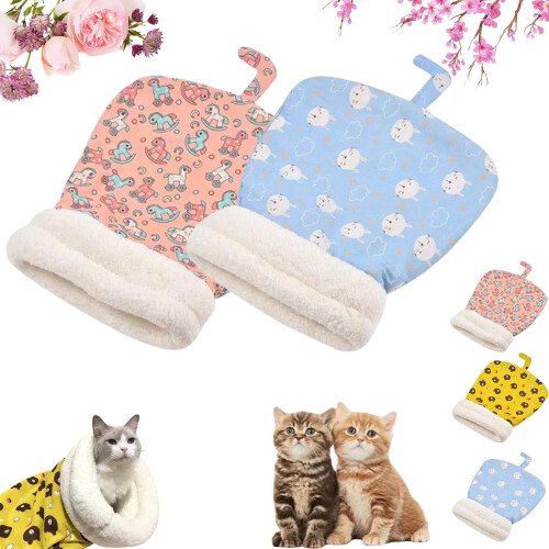 Υπνόσακος Styd Cat2pcs-B, συμβατός με Pawadiseco Shoptillyoudropco, Πλούσιο μαλακό ζεστό κρεβάτι