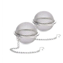 2 boules à thé en acier inoxydable, filtre à thé en maille
